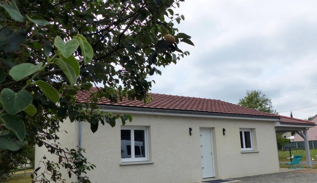 Charming house in Saint-Rémy-en-Rollat with terrace and pets allowed