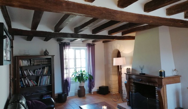 Charming house with garden and fireplace