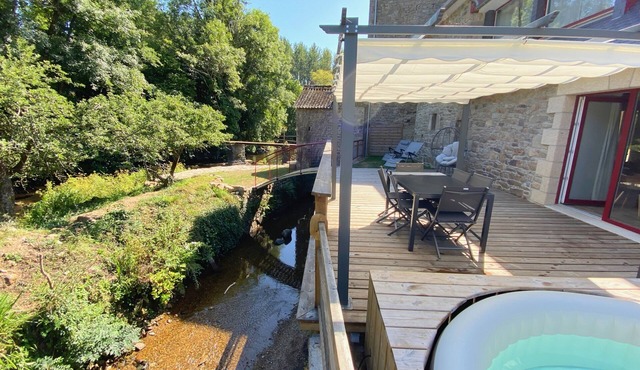Charming mill Brittany France