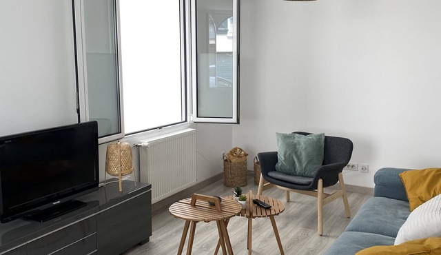 Charming T4 with wifi 5 min walk from town center and 10 min from the beach