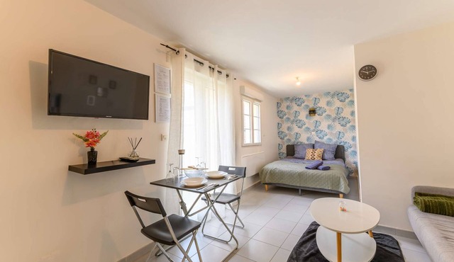 Come and discover the cocoon of l'impasse in Tremblay en France with our Deluxe studio!