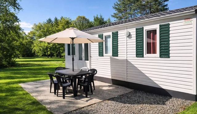 Comfort 3-bedroom mobile home, air-conditioned, sleeps 6