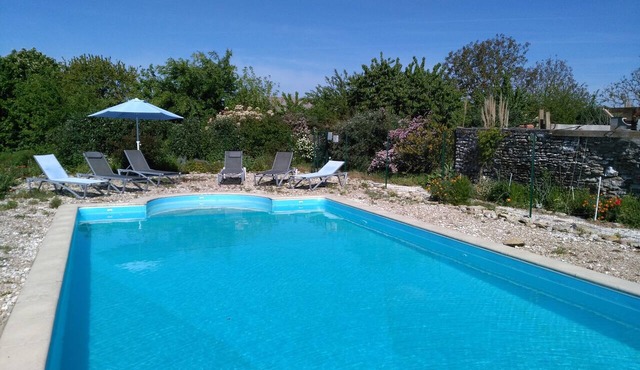 Cottage 'Gîte Les Hirondelles' with Shared Pool, Private Terrace and Wi-Fi in La Devise