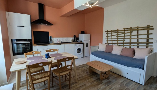 Cozy 4-person cottage, terrace, near Loire