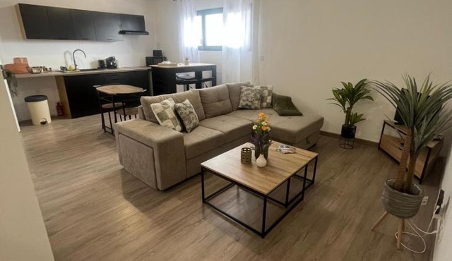 Cozy T2 chaleureux neuf appartement 15 Min proche de la mer
