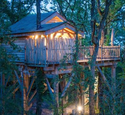 Domaine de Pech et Lafon Cabanes avec SPA privatif dans les arbres