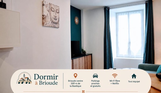 Dormir à Brioude - appartement 'esprit zen'
