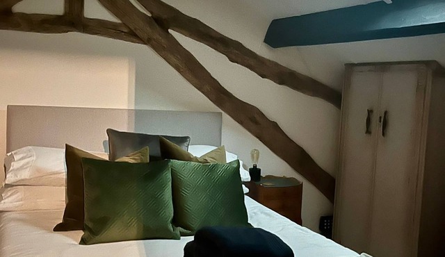 Eclectic couples escape in the country with hot tub, vineyards. Pet Friendly!