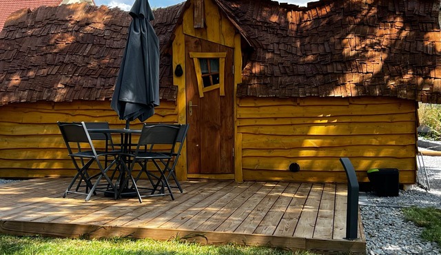 Enchanted cabin with pool-spa