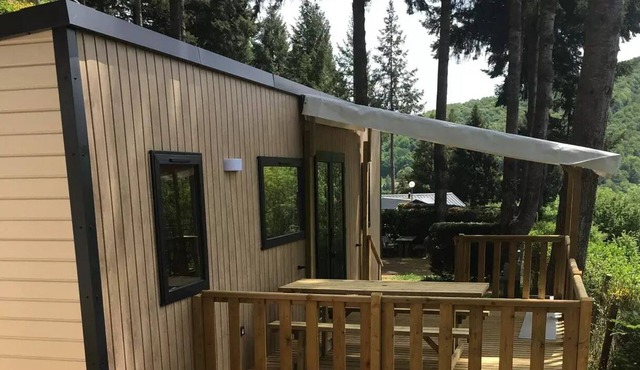 Flower Camping Le Belvédère * - Premium mobile home VERONNE - 3 bedrooms for 6 people