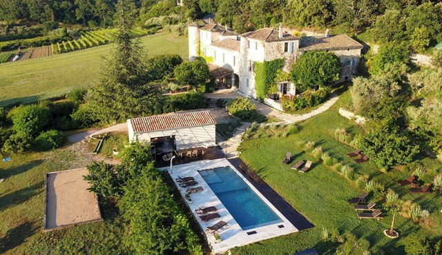 Former silk mill at the foot of Mont Ventoux