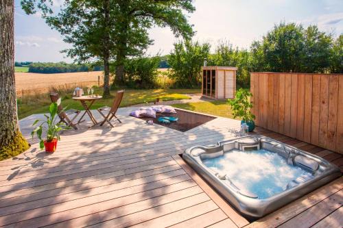 Gîte La Parenthèse pour 2 avec SPA et SAUNA Privatif