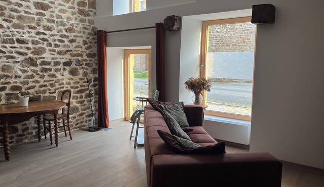 Gite sleeps 3, sleeps 5 in the countryside, garden, parking, pets welcome.