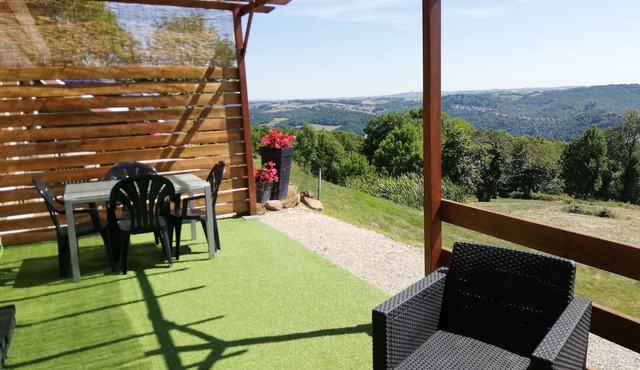Gîte with beautiful panoramic views.