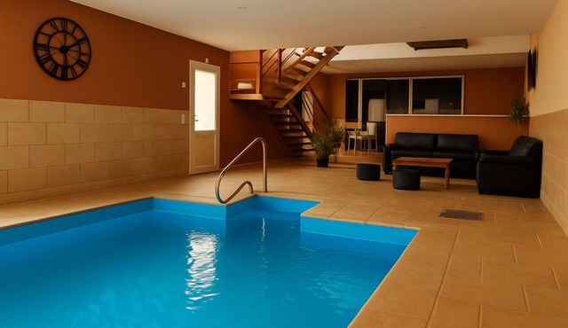Gite with indoor pool