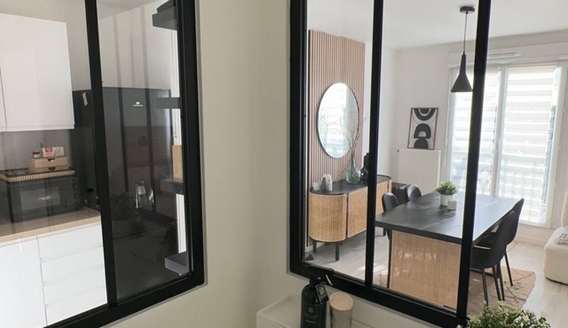 Grand F2 Dernier Etage Belle vue en Residence Privée