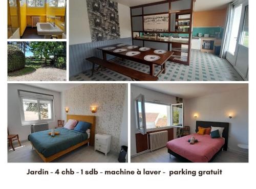 Grande maison de campagne 4 chambres doubles jardin