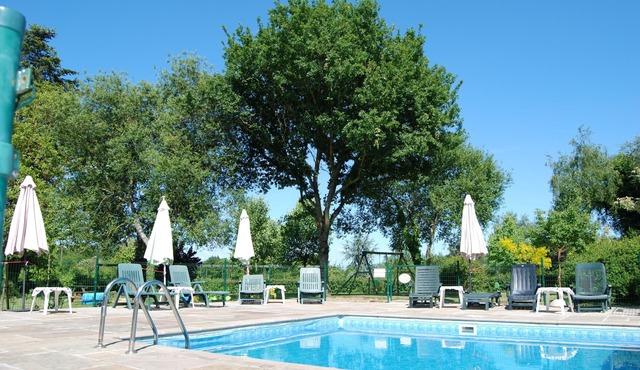 HISTORIC, FARMHOUSE LONGERES IN 8 ACRES OF PEACEFUL GROUNDS. LARGE COVERED POOL