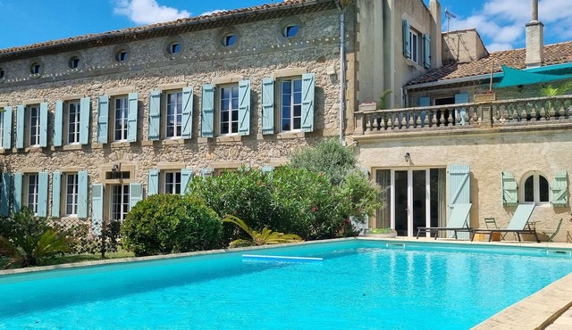 Historic maison de maître 4 person apt with AC in Barbaira 10mins to Carcassonne