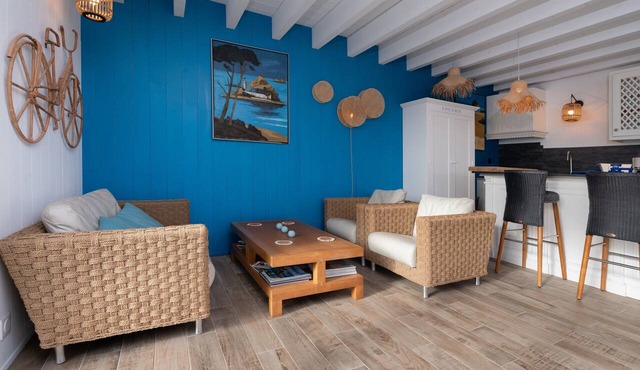 Holiday Home 'La Maison Bleue Domainedecolomban' with Wi-Fi