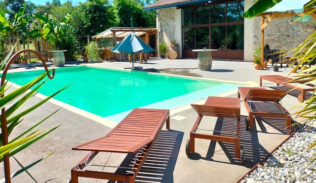 Homerez - Big villa for 21 ppl. with swimming-pool at Saint-Jean-de-Marsacq