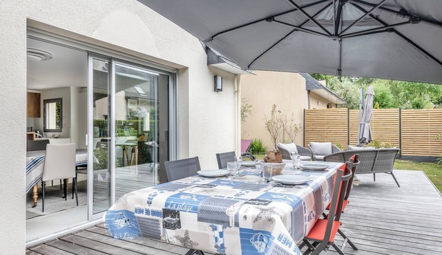House for 6 people near the beach, Vannes, with a quiet garden
