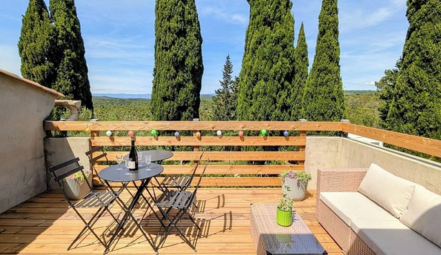L'ECRIN DE POMMAYRAC, Apartment Nature, Terrace & Horses, near Carcassonne