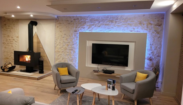 L'inattendu, pretty briarde with jacuzzi, 3-star gîte