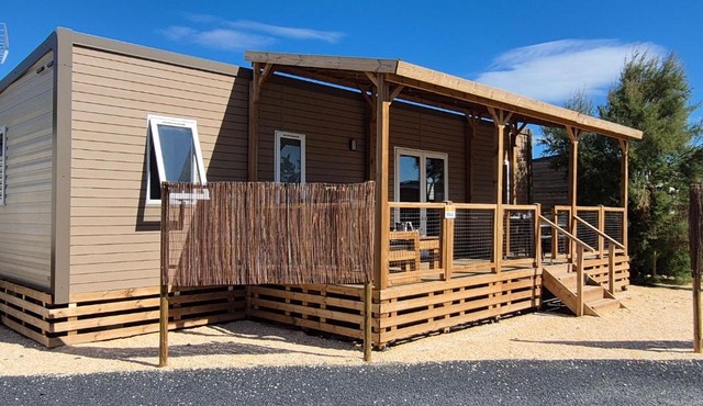 La Dolce Vita Méditerranéenne Mobil Home à 200m de la plage Parc Aquatique Camping 5 Etoiles Les Dunes