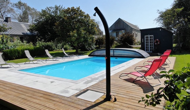 La Ferme de l’Eglise - heated pool, ponies, goats, sheep chickens, close beaches