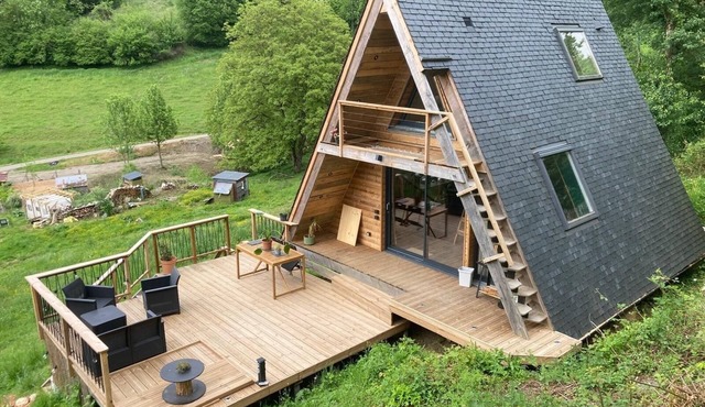 La maison en A, cosy and atypical chalet in the heart of the Ariège mountains