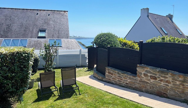 LC47SM - Cocoon for 2p, sea view, heated pool and 100m from the beach at Le Conquet