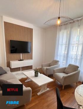 Le beau Milo 2 chambres Coeur de ville avec Balcon Netflix