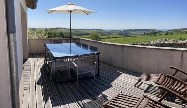 Le Cocon et le panorama des Hautes-Côtes