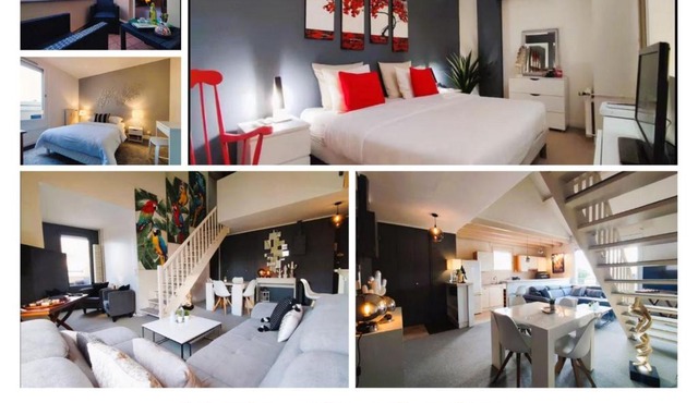 Le Duplex du Marche-centre-parking prive-balcon