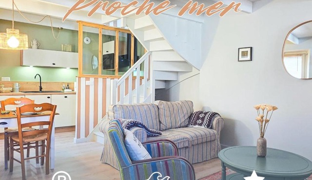 Le Pastel - Plage à 10 minutes à pied & stationnement gratuit