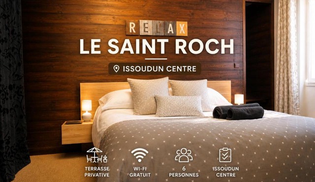 Le Saint-Roch Issoudun - Charm & Private Terrace