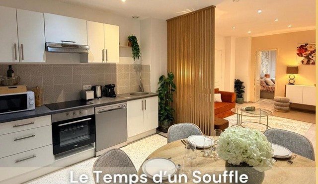 Le Temps d'un Souffle, Parenthèse élégante au cœur de Tourcoing avec terrasse privée