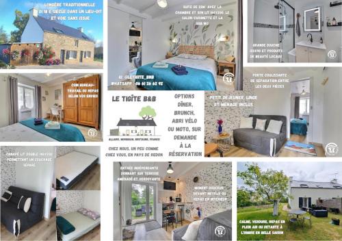 Le Tigîte B&B entrée privée-petit déj-linge inclus