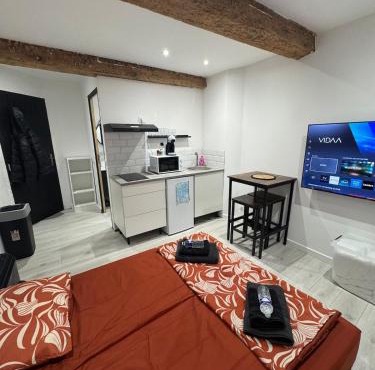 Les Perles de Limoux -Studio Centre Climatiseur Wifi Parking Gratuit