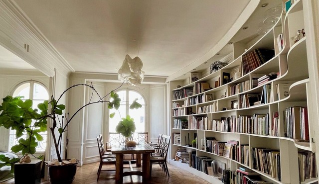 Magnificent, Bright Haussmann Apartment Decorated by a Designer