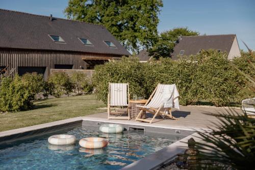 Maison cosy avec spa et piscine chauffée en Bretagne - près Rennes et Vitré