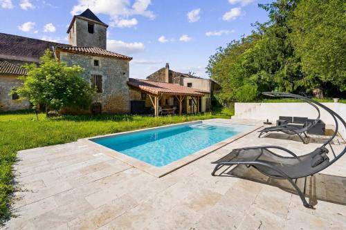 Maison de pierre, piscine privée - Lot médiéval