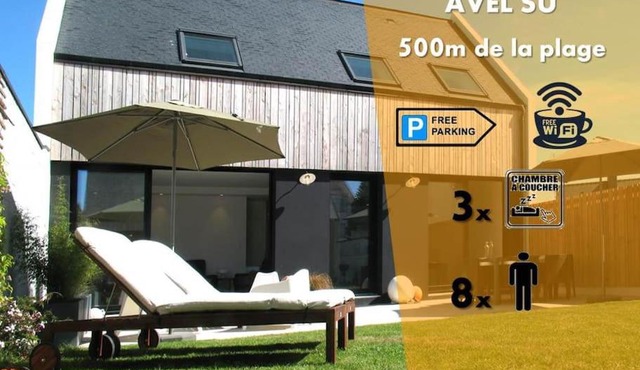 Maison de vacances Lesconil à 500 m de la plage