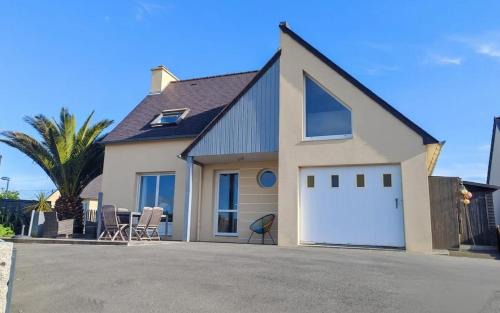 Maison de vacances bord de mer Sibiril Moguériec finistère la villa Léonie
