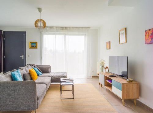 Maison moderne 6 pers avec jardin à 7 minutes des plages