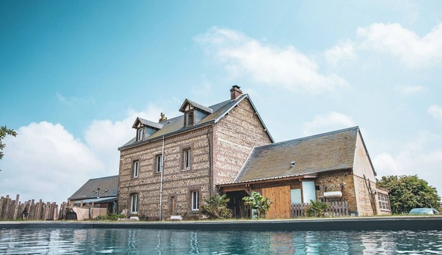Maison POMME de PAILLE/Ecolodge ENTRE MER & CAMPAGNE/LH HONFLEUR ETRETAT
