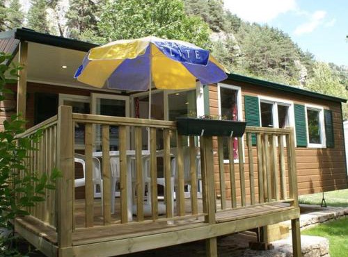 Mobil home avec Terrasse et Cuisine équipée à Meyrueis - API-1-52-181