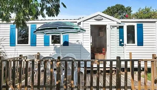 Mobil-home | Classic XL | 3 Ch. | 6 pers. | Uncovered raised terrace | A/C