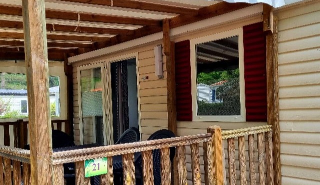 Mobile home 34m² with terrace, 4 people, 2 bedrooms